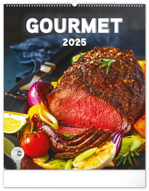 Calendario da Parete Gourmet 2025