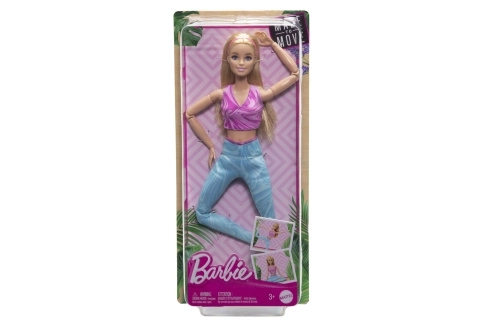 Barbie in Movimento - Bionda con Leggings Blu