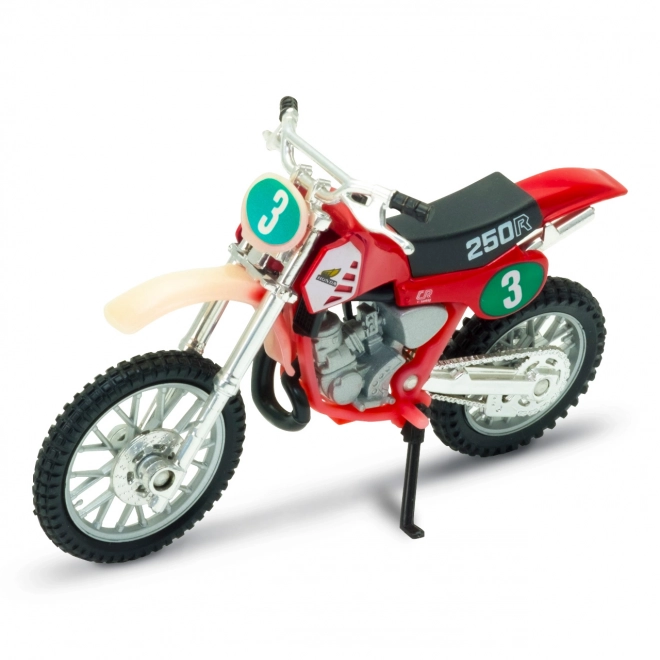 Moto Honda CR250R 1:18 rossa