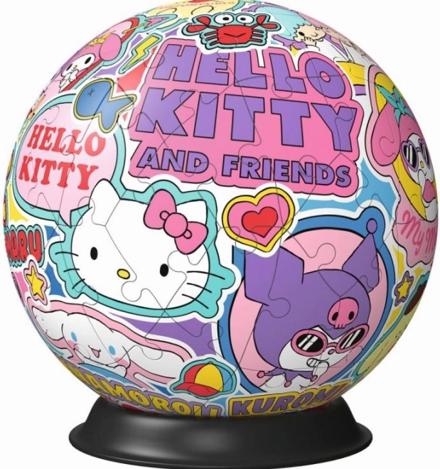 Puzzle 3D sfera Hello Kitty EasyClick