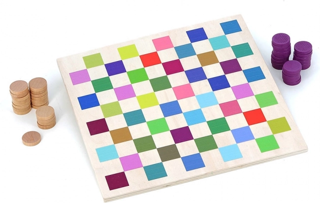 Dama in Legno Multicolore Vilac