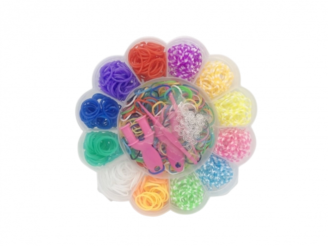 Set di elastici Loom Band per creare braccialetti - Fiore