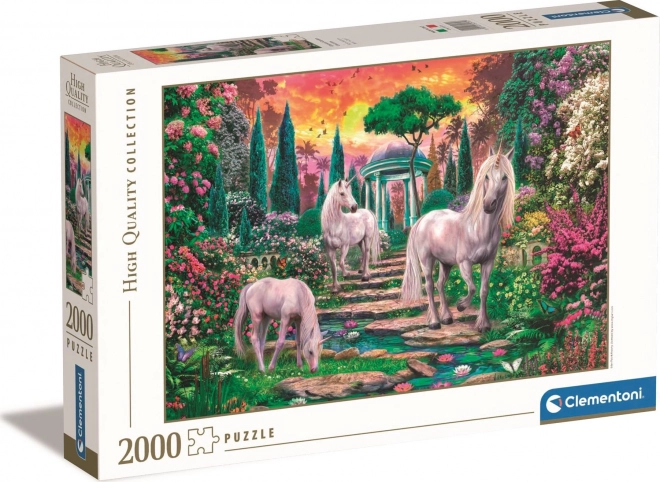 Puzzle Clementoni unicorni del giardino classico 2000 pezzi