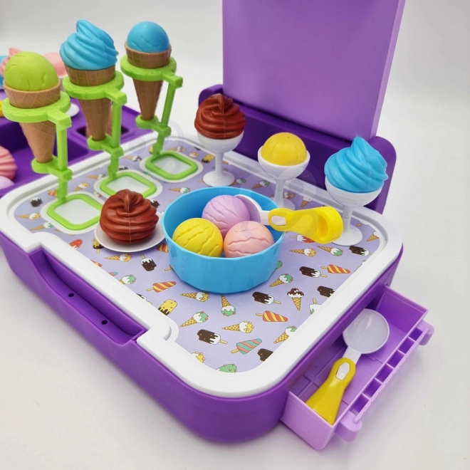 Cucina con gelato a palline 3 in 1 per bambini 62 pezzi