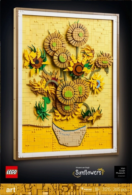 Lego Art Girasoli di Vincent van Gogh