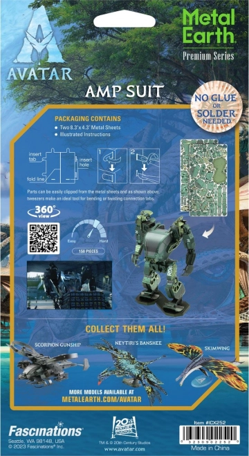 Puzzle 3D in Metallo Avatar AMP Suit