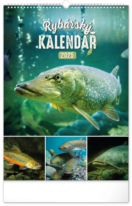 Calendario da Parete da Pesca 2025