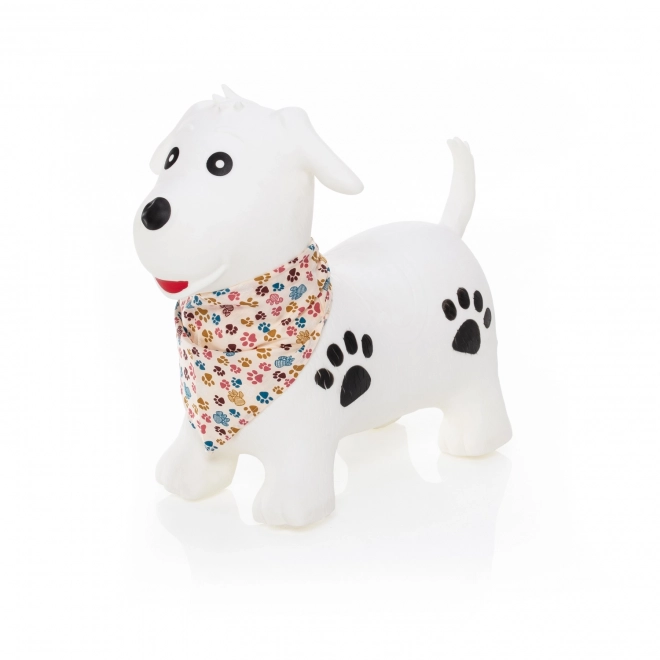 Hopsadlo per bambini Skippy Cane Bianco