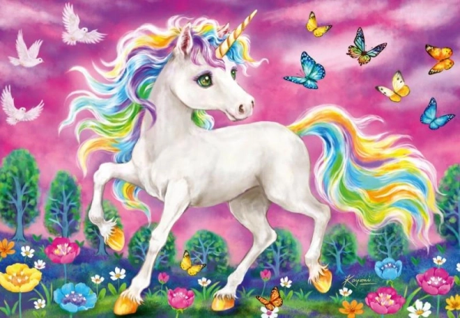 Puzzle Unicorno e Pegaso 2x24 Pezzi