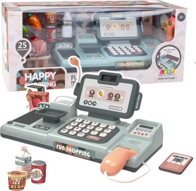 Registratore di cassa per bambini con accessori