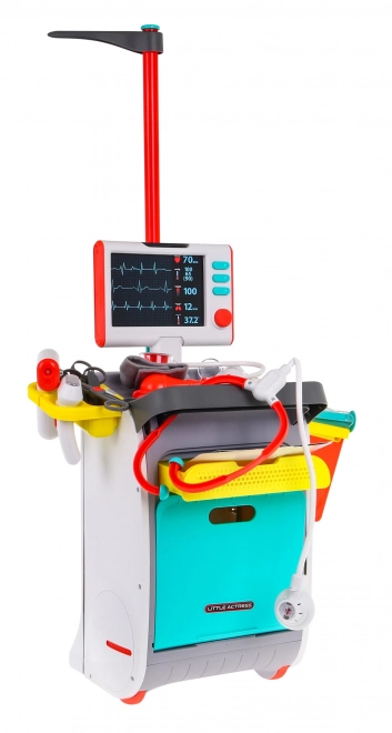 Carrello medico interattivo per bambini 3+ con funzioni di EKG e accessori