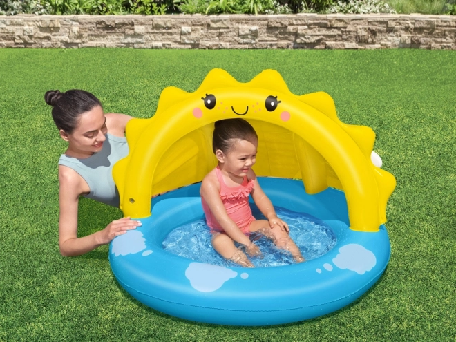 Piscina gonfiabile con tettoia sole Bestway