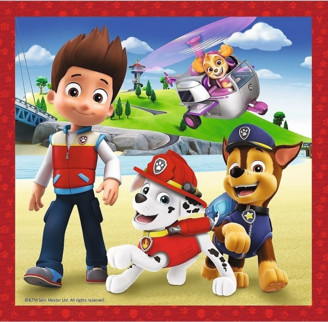 Puzzle 3in1 Cagnolini Allegri, Paw Patrol