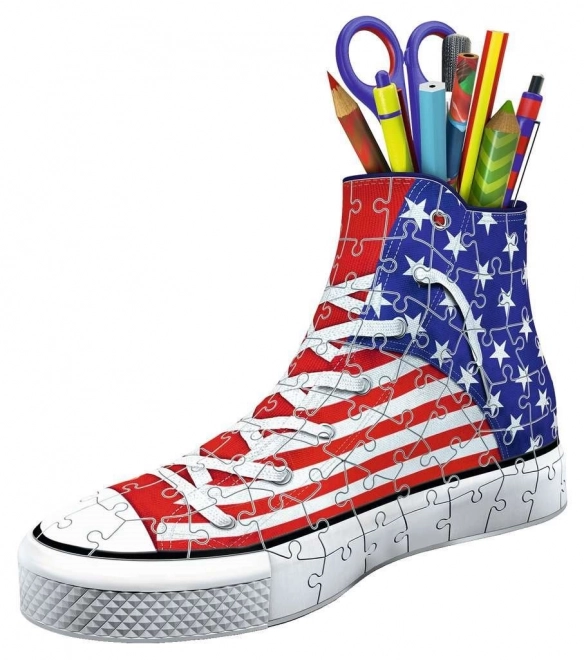 Puzzle 3D Scarpe Americane 108 Pezzi