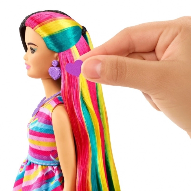 Bambola Barbie Totally Hair capelli colorati e accessori