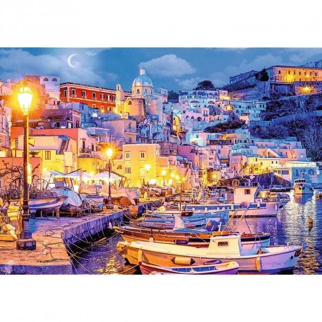 Puzzle 1000 pezzi Isola di Procida di notte Italia