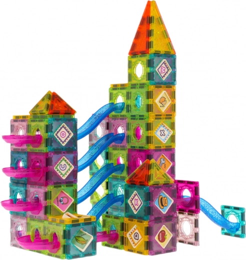 Pista a biglie creativa