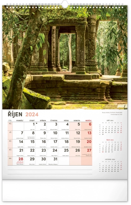 Calendario Da Parete Paesaggio 2024