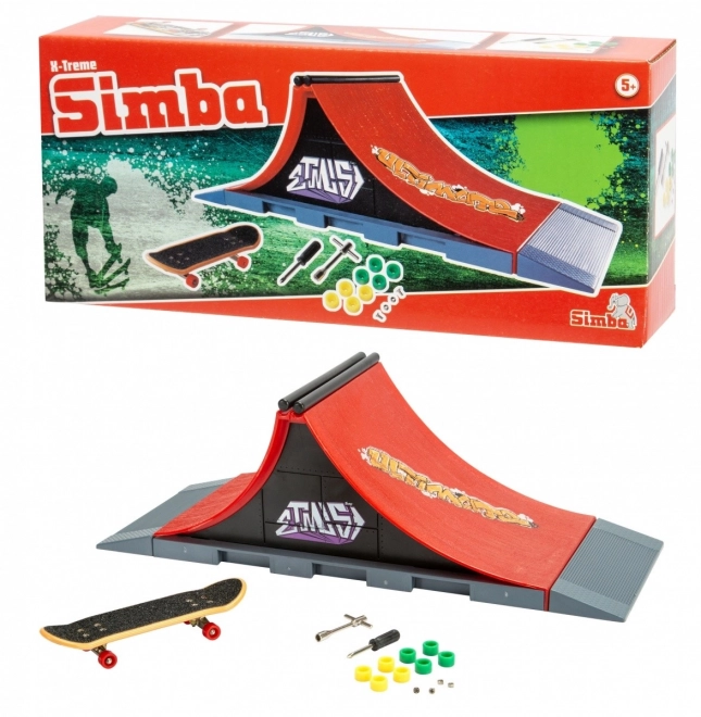 Mini skate park con rampa Ultimate di Simba