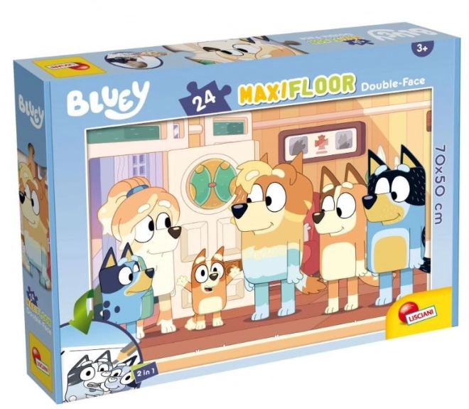 Puzzle doppia faccia 24 pezzi maxi Bluey