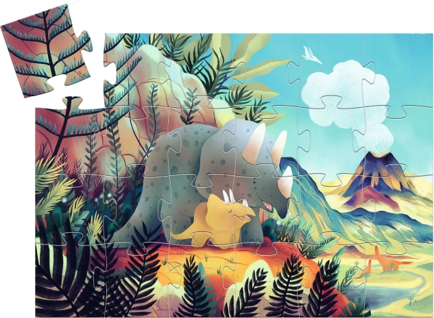 Puzzle Dinosaurs 24 pezzi di Djeco