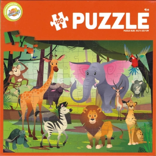 puzzle safari 100 pezzi