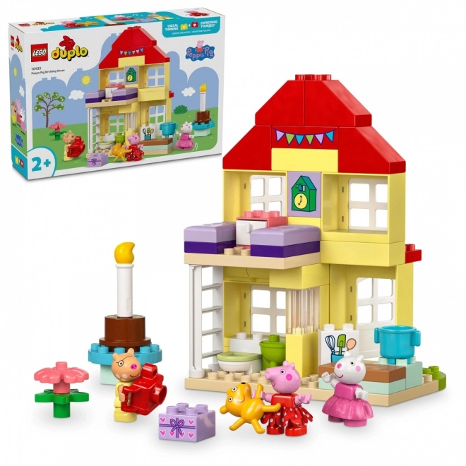 Casa di compleanno di Peppa con mattoncini DUPLO