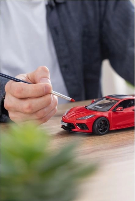 Modellino Auto Corvette C8 Coupé in Plastica Scala 1:25