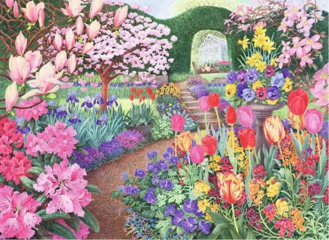 Puzzle Jardiniere Incantevoli 4x500 pezzi