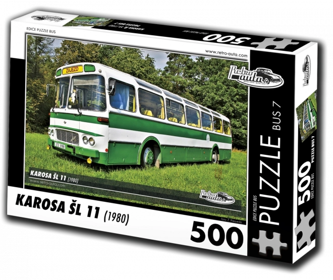 Puzzle Retro-Auta Autobus Karosa ŠL 11