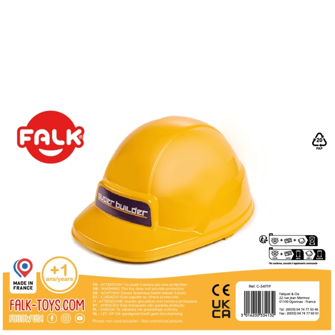 Casco giallo per bambini 3-7 anni