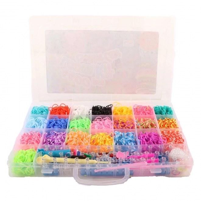 Kit mega elastici per loom 4400 pezzi 35x22x4 cm
