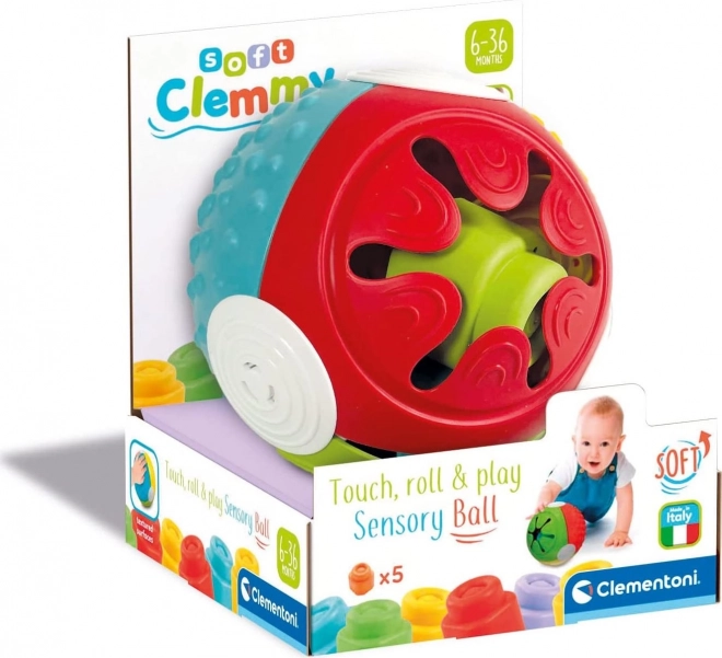 Clemmy cubi sensoriali con palla da inserimento