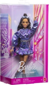 Barbie modella deluxe con abito blu