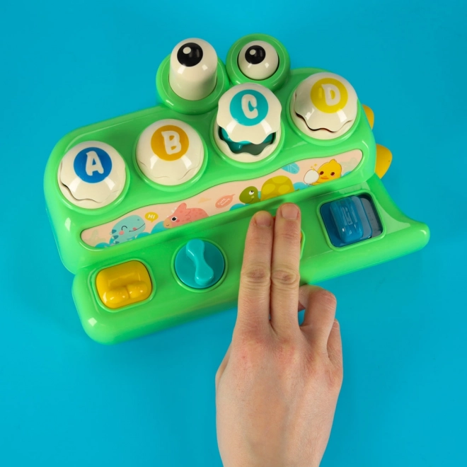 Gioco interattivo con martello Coccodrillo per bambini 18m+