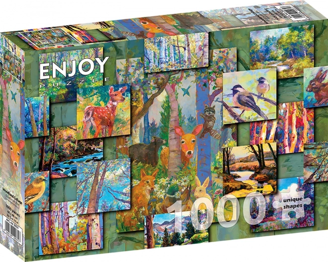 Puzzle Collage Forest 1000 Pezzi