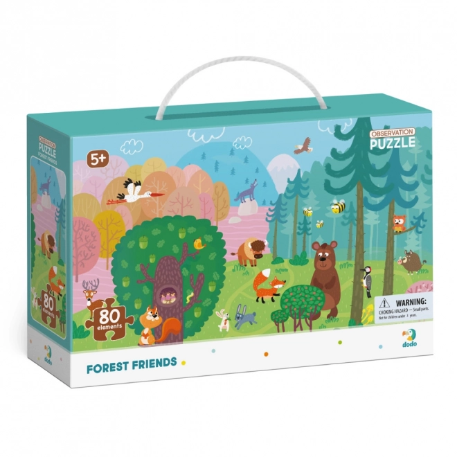 Puzzle Amici della Foresta 80 Pezzi