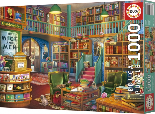 Puzzle libreria incantevole 1000 pezzi