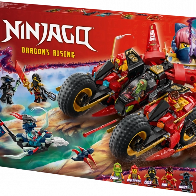 Lego Ninjago Veicolo da combattimento dei ninja 3 in 1