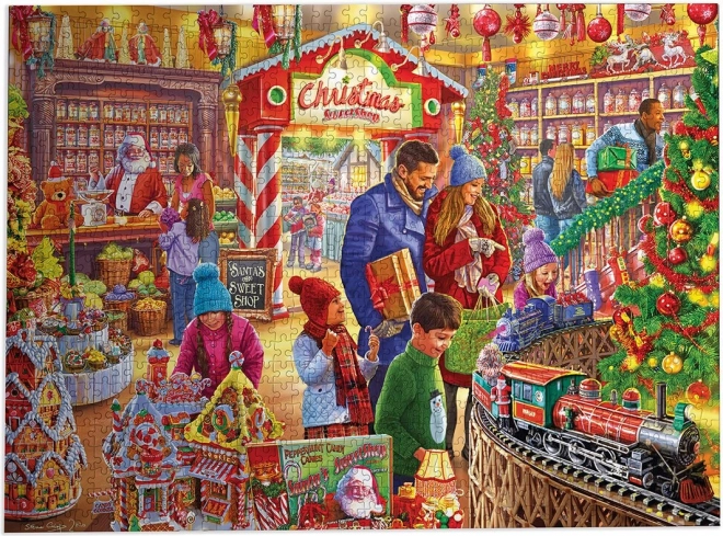 Puzzle Pasticceria di Babbo Natale 1000 Pezzi