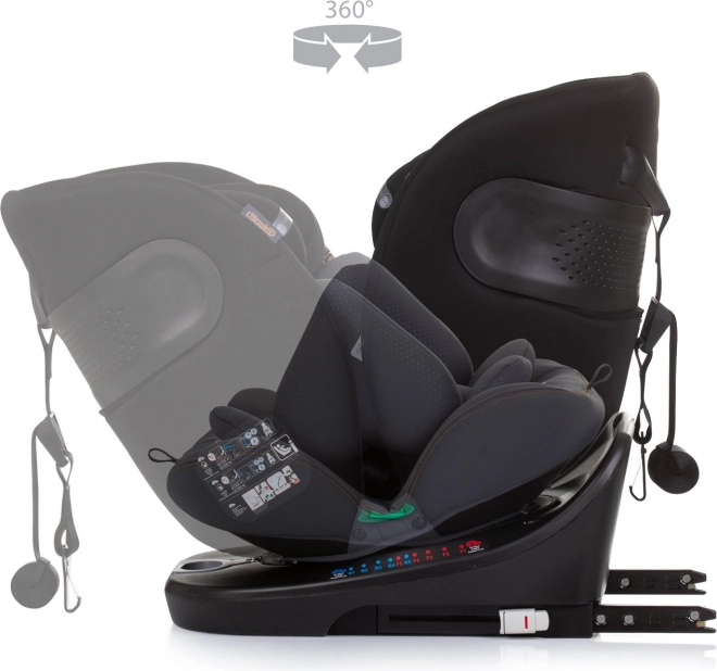 Seggiolino Auto Motion i-Size 40-150cm Isofix 360, Obsidian