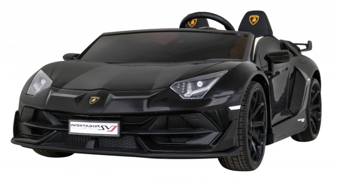 Lamborghini SVJ DRIFT pro 2 bambini nero + funzione Drift + telecomando + MP3 LED + avvio lento