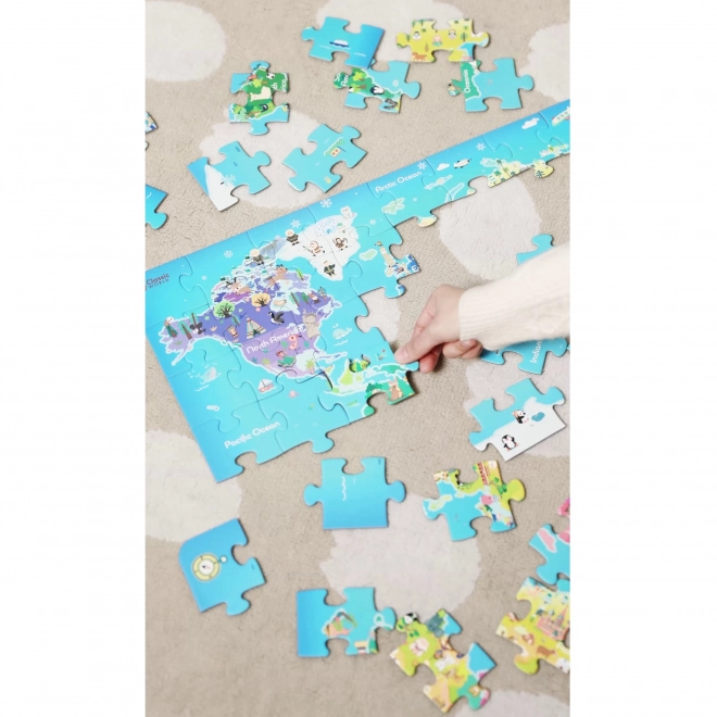 Puzzle Mappa del Mondo Classic World