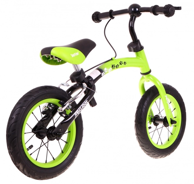 Bicicletta Senza Pedali per Bambini Boomerang SporTrike Verde