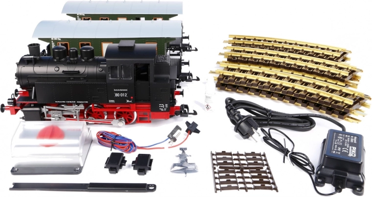 Realistico esercizio a vapore: suono e fumo