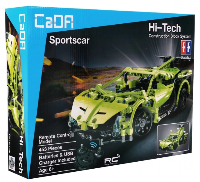 Auto sportivo RC con blocchi costruzione CaDa 453 pezzi