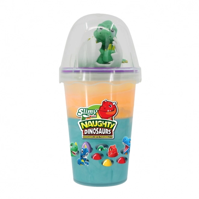 Slimy con dinosauro