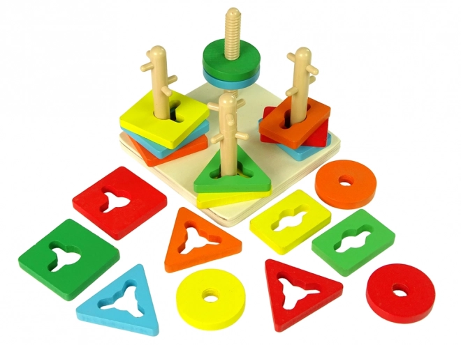 Giocattolo Educativo in Legno: Puzzle e Sorter