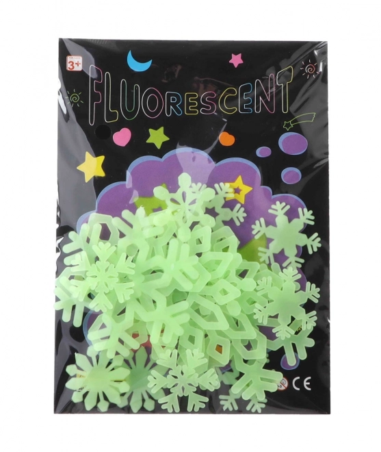Decorazioni adesive brillanti al buio 12 pezzi