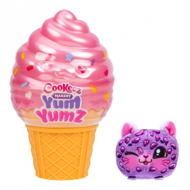 Peluche Cookeez Makery Yum Yummz - Cono display 18 pezzi